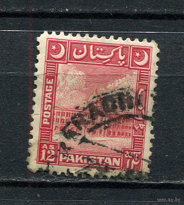 Пакистан - 1949/1953 - Архитектура 12А - [Mi.54] - 1 марка. Гашеная.  (LOT Ei20)-T10P38