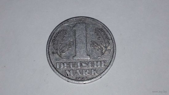 1 марка 1956А Германия КМ# 13 алюминий
