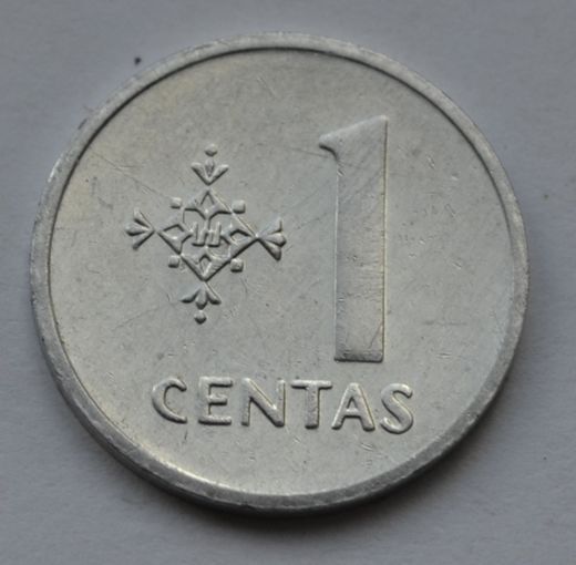 Литва, 1 цент 1991 г.