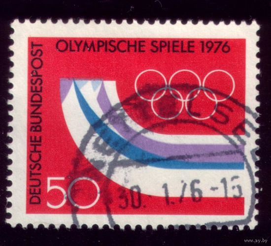 1 марка 1976 год ФРГ Олимпиада 875