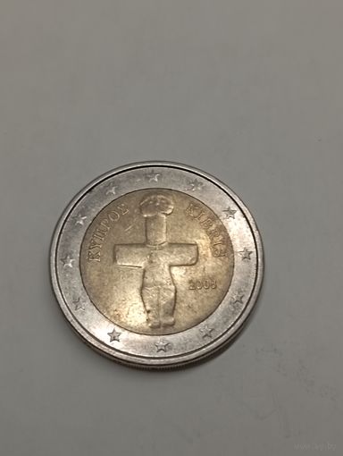 2 евро Кипр 2008 г.