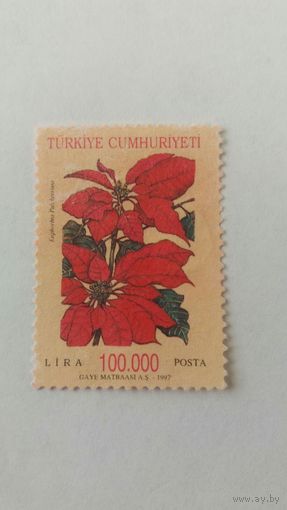 Турция 1997 цветы  М