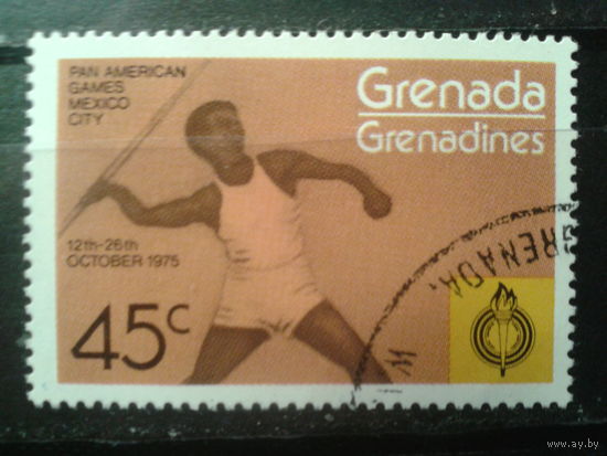 Гренада-Гренадины 1975 Метание копья 45с