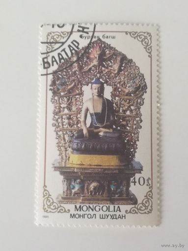 Монголия 1988.  Религиозные скульптуры.