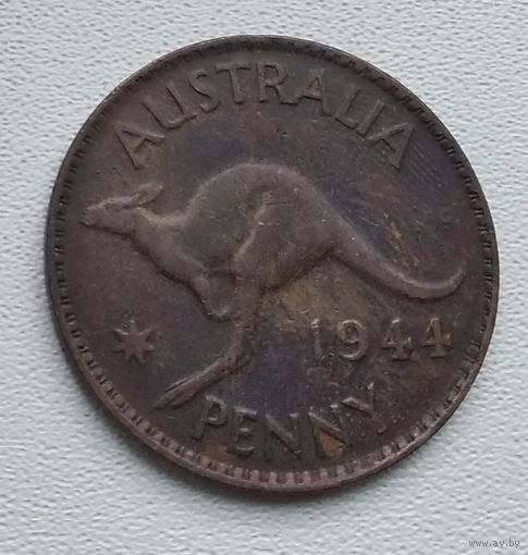 Австралия 1 пенни, 1944 Точка после "PENNY"  8-6-3