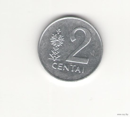 2 цента 1991 Литва. Возможен обмен