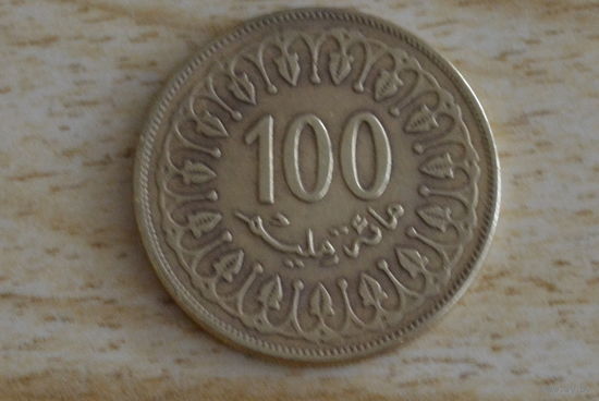 Тунис 100 миллимов 2008
