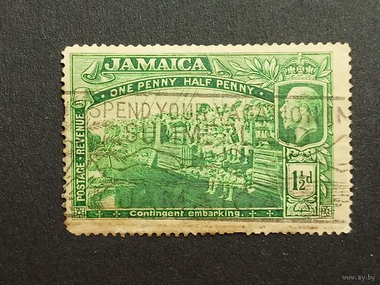 Ямайка 1919. Контингент Первой мировой войны отправляется в командировку за границу