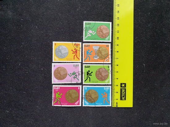 Олимпийские медали ОИ Мюнхена 1972.  7 шт.