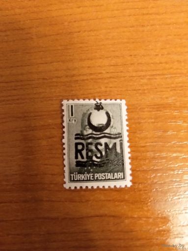 1955 Турция служебная надпечатка разновидность деформированая звезда чистая клей MNH**президент Инону (5-7)