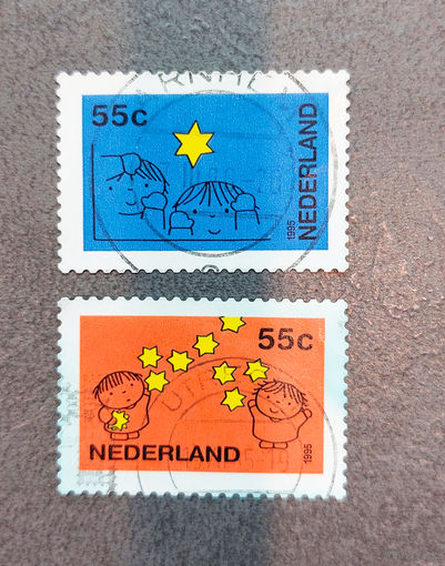 Нидерланды 1995. Декабрьские марки (2 марки из серии)