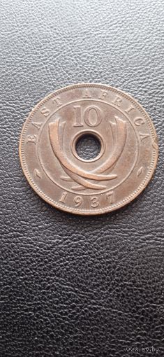 Британская Восточная Африка 10 центов 1937 г.