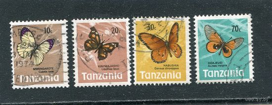 Танзания. Стандарт. Бабочки