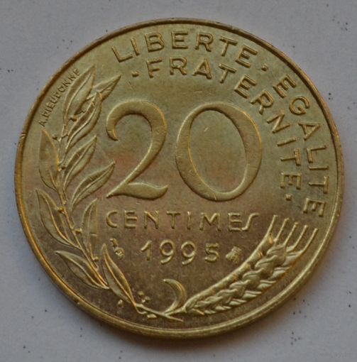 Франция, 20 сантимов 1995 г.