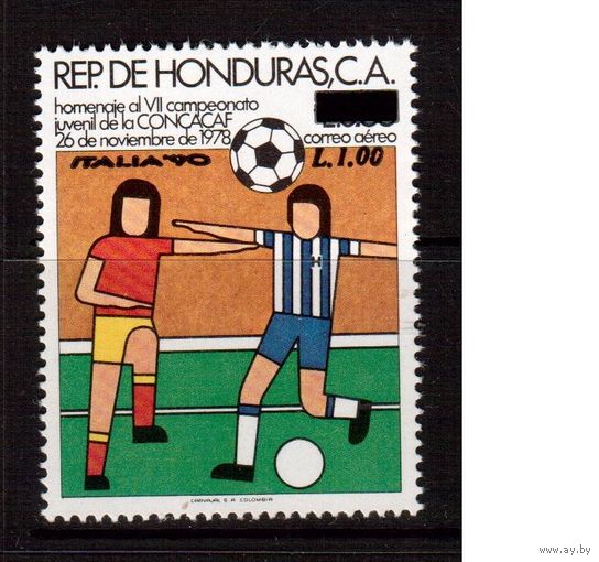 Гондурас-1990 (Мих.1088) ** , Спорт, футбол