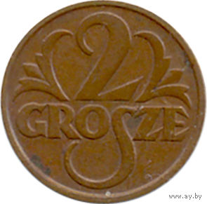 Польша 2 гроша 1928г.