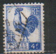 Марка из серии 1944г. Французский Алжир "Гальский петух"