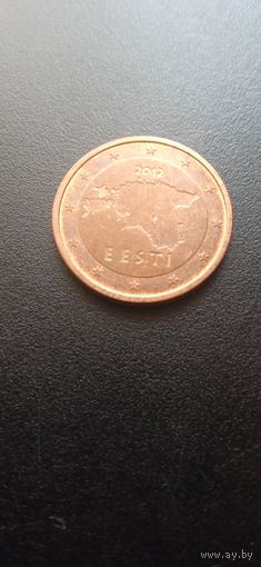 Эстония 2 евроцента 2012 г.