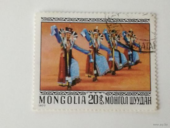 Монголия 1977. Монгольские Народные Танцы