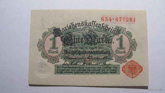 Германия 1 марка 1914 г. Ro51с ( состояние  СУПЕР )