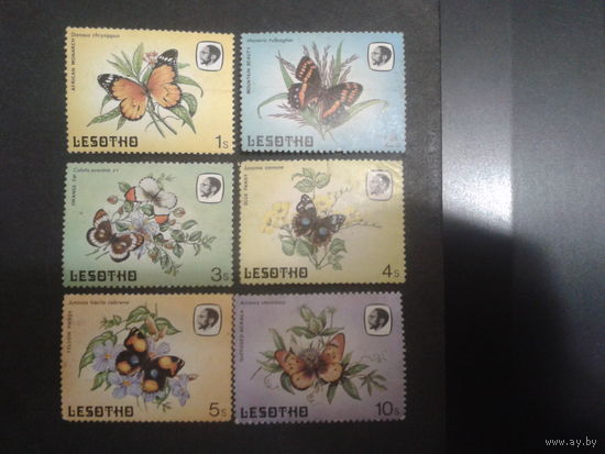 Лесото 1984 бабочки