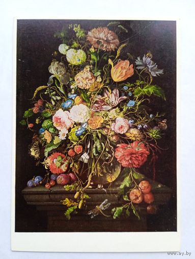 Хем. Цветы в вазе и фрукты. Издание Германии