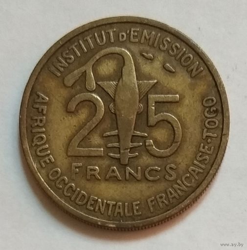 Французская Западная Африка (Того) 25 франков 1957 г.
