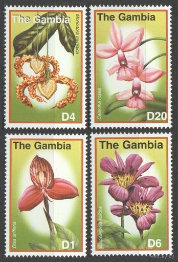 2001 Гамбия 4220-4223 Цветы 6,50 евро