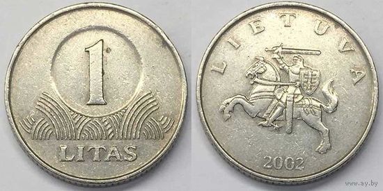 1 лит Литва 2002