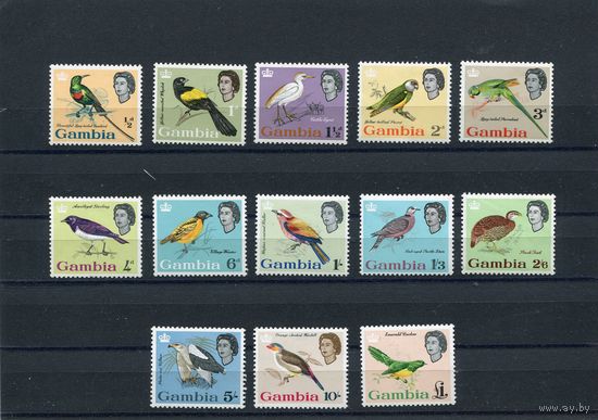 Гамбия. Британская колония. Птицы