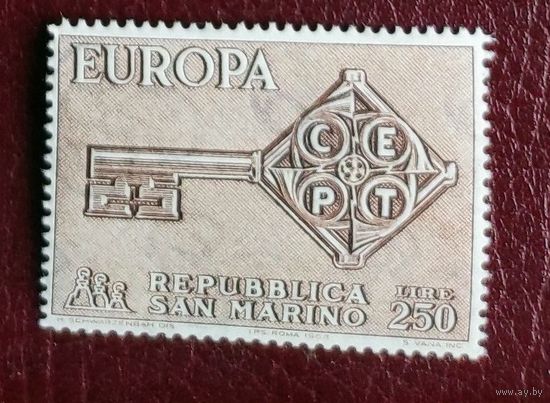 Сан Марино: Европа 1968 1м/с