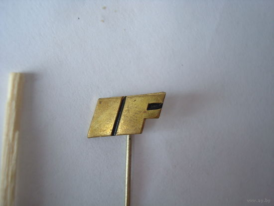 Значок (фрачник), "Интерфлюг", Авиакомпания ГДР, в тяжёлом металле.