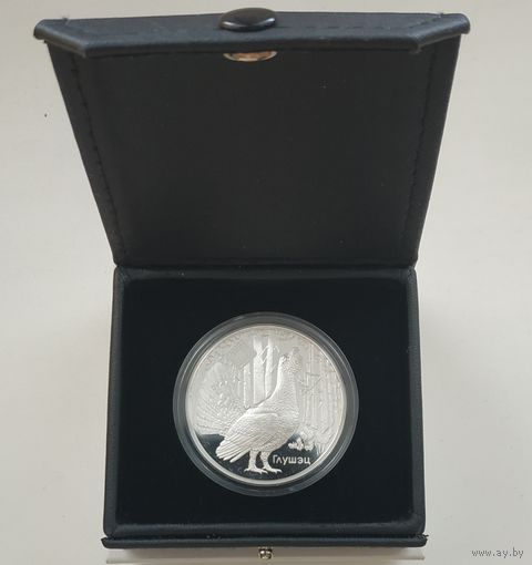 Футляр для монеты с капсулой 37.00 mm (1 руб., NiCu или 10 руб., Ag) черный