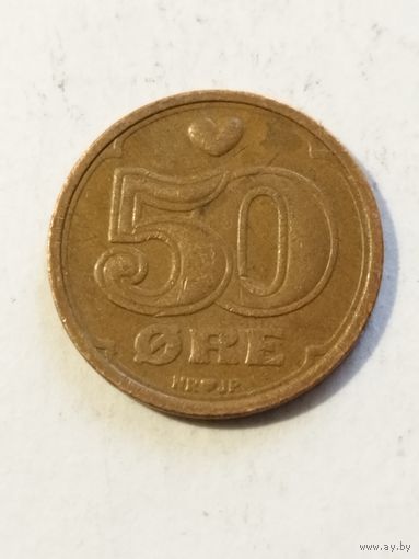Дания 50 оре 1989