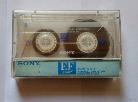 Компакт кассета SONY Super EF 90 (б/у)