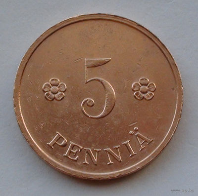 Финляндия 5 пенни. 1938