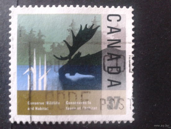 Канада 1988 лось
