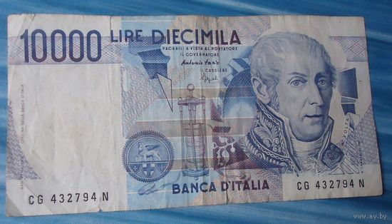 Италия 10000 лир