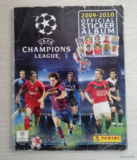 Лига чемпионов УЕФА. 2009-2010г. Альбом для наклеек.