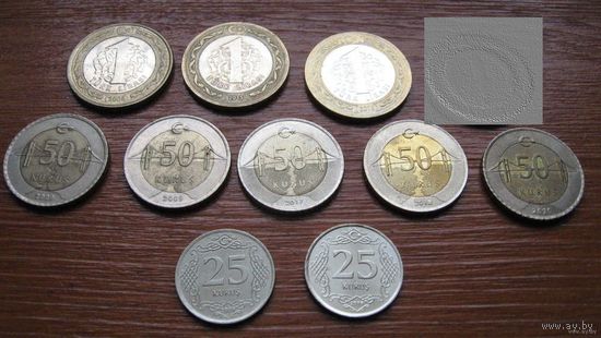 Турция. Набор 22 монеты.