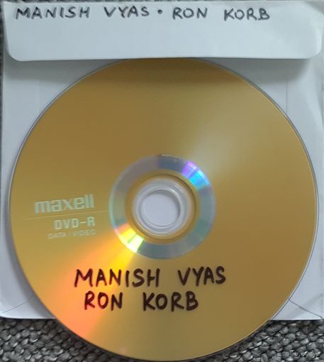 DVD MP3 дискография Manish VYAS, Ron KORB - 1 DVD