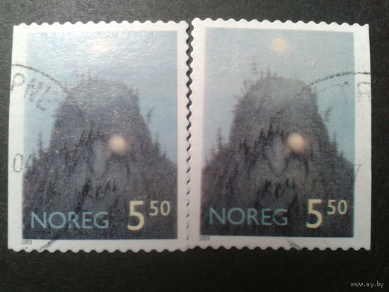 Норвегия 2003 живопись Mi-3,0 евро гаш.