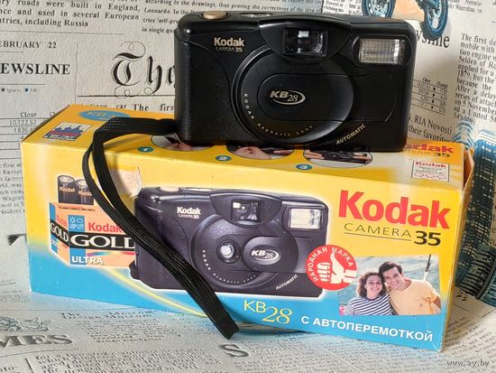Фотоаппарат пленочный Kodak KB 28 с коробкой.