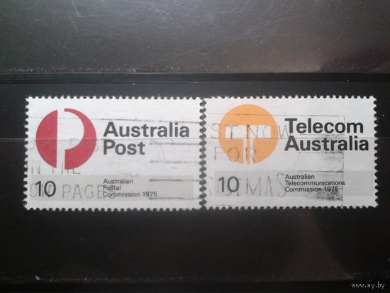 Австралия 1975 Почта и телефон полная серия