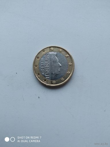 1 евро Люксембург, 2011 год из обращения
