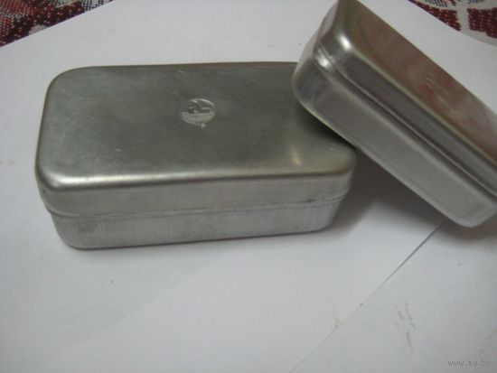 Футляр алюминиевый с бортиком и клеймом 104х60х28, цена за 1 шт