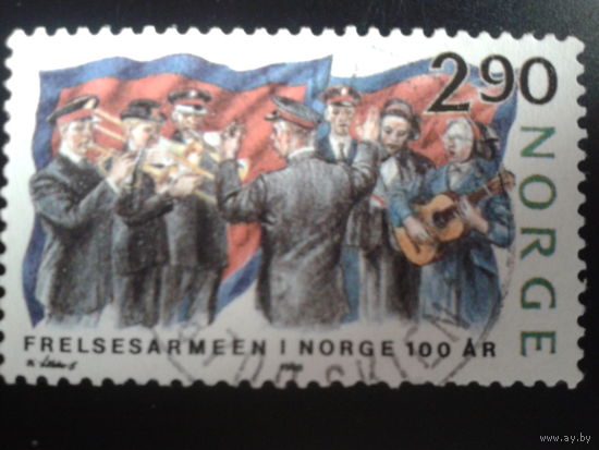 Норвегия 1988 армейская муз. группа
