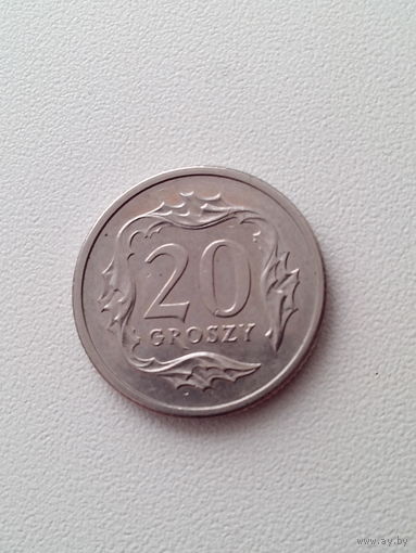 20 грошей 1992 год. Польша.