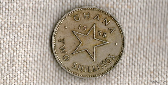Гана 2 шиллинга 1958 //(ON)