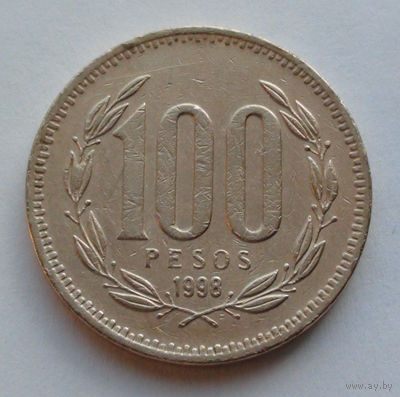 Чили 100 песо. 1998